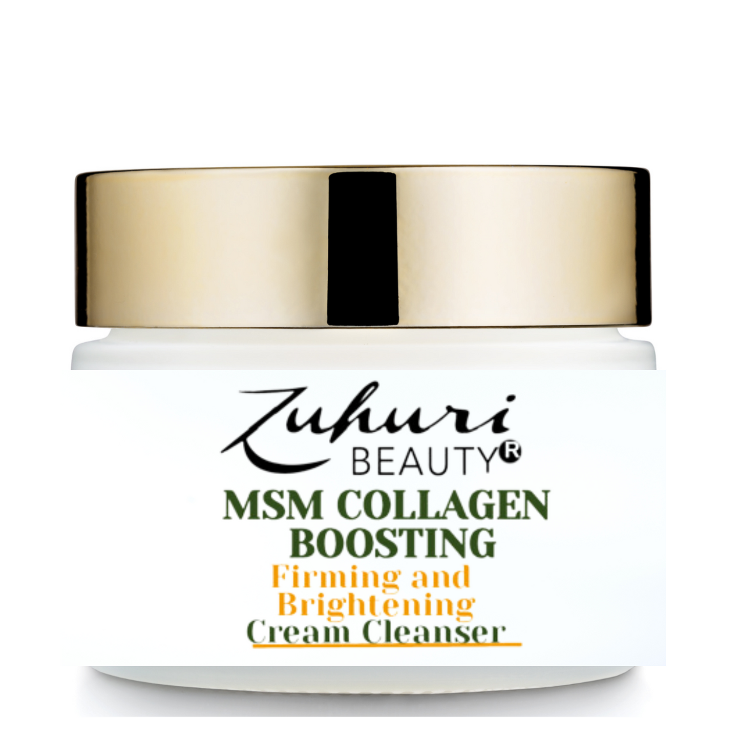 Zuhuri Beauty MSM Collagen Boosting Firming and Brightening Cream Facial Cleanser