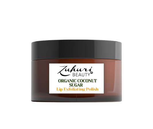 Zuhuri Beauty Organic Sugar Exfoliating and Smoothing Lip Polish