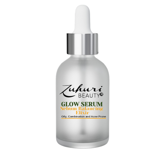 Glow Serum Sebum Balancing Elixir Face Oil for Oily, Combination and/or Acne Prone Skin