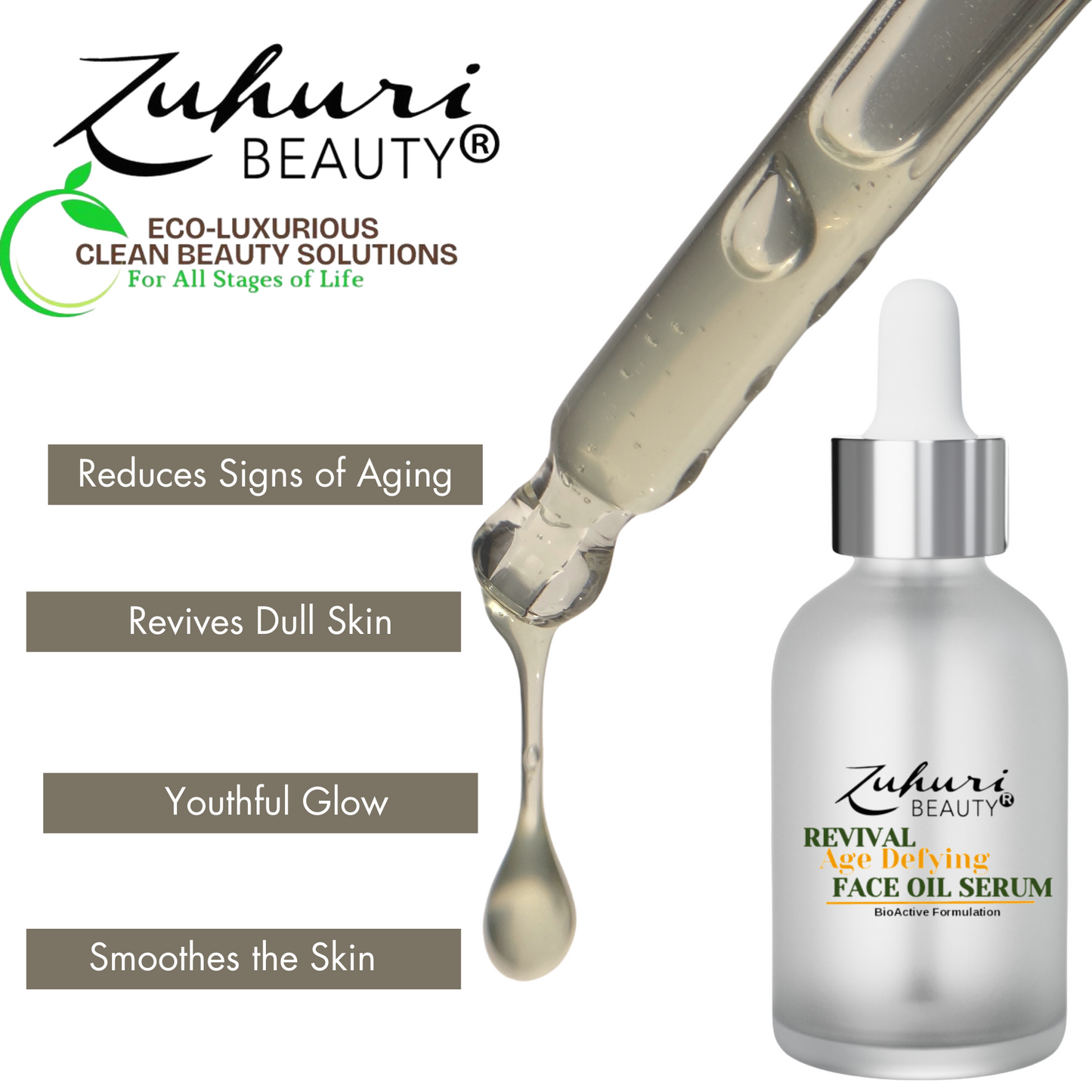 Zuhuri Beauty REVIVAL Age Defying Face Oil Serum