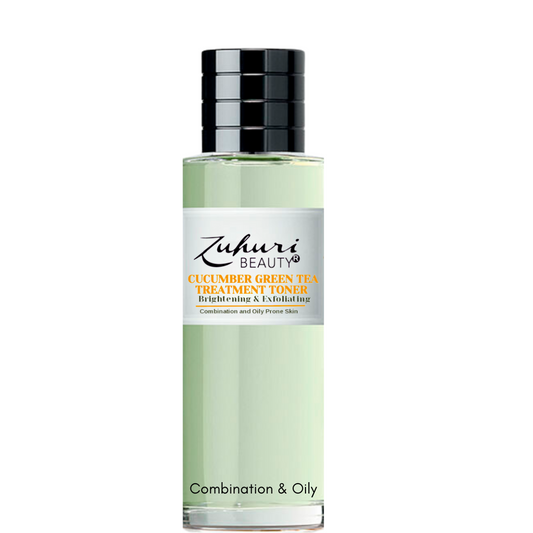 Zuhuri Beauty Cucumber Green Tea Brightening and Exfoliating Treatment Toner