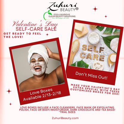 Zuhuri Beauty Self Care Valentine's Day LOVE Box