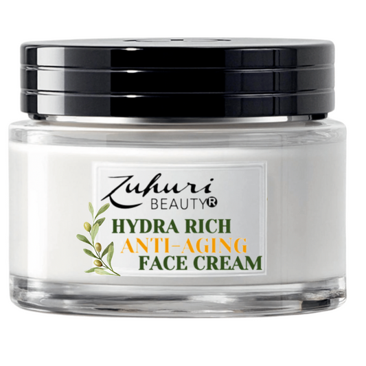 Zuhuri Beauty Hydra Rich Anti-Aging Face Cream with Squalane