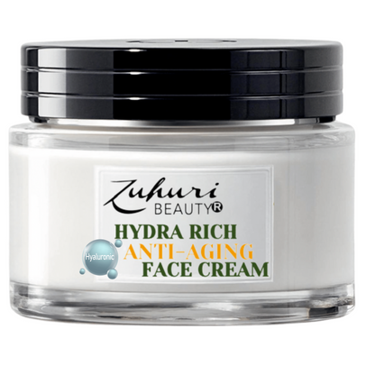 Zuhuri Beauty Hydra Rich Anti-Aging Face Cream with Hyaluronic Acid