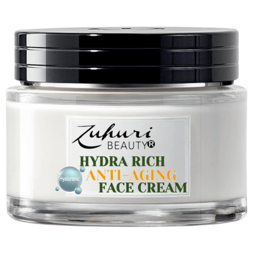 Zuhuri Beauty Hydra Rich Anti-Aging Face Cream with Hyaluronic Acid