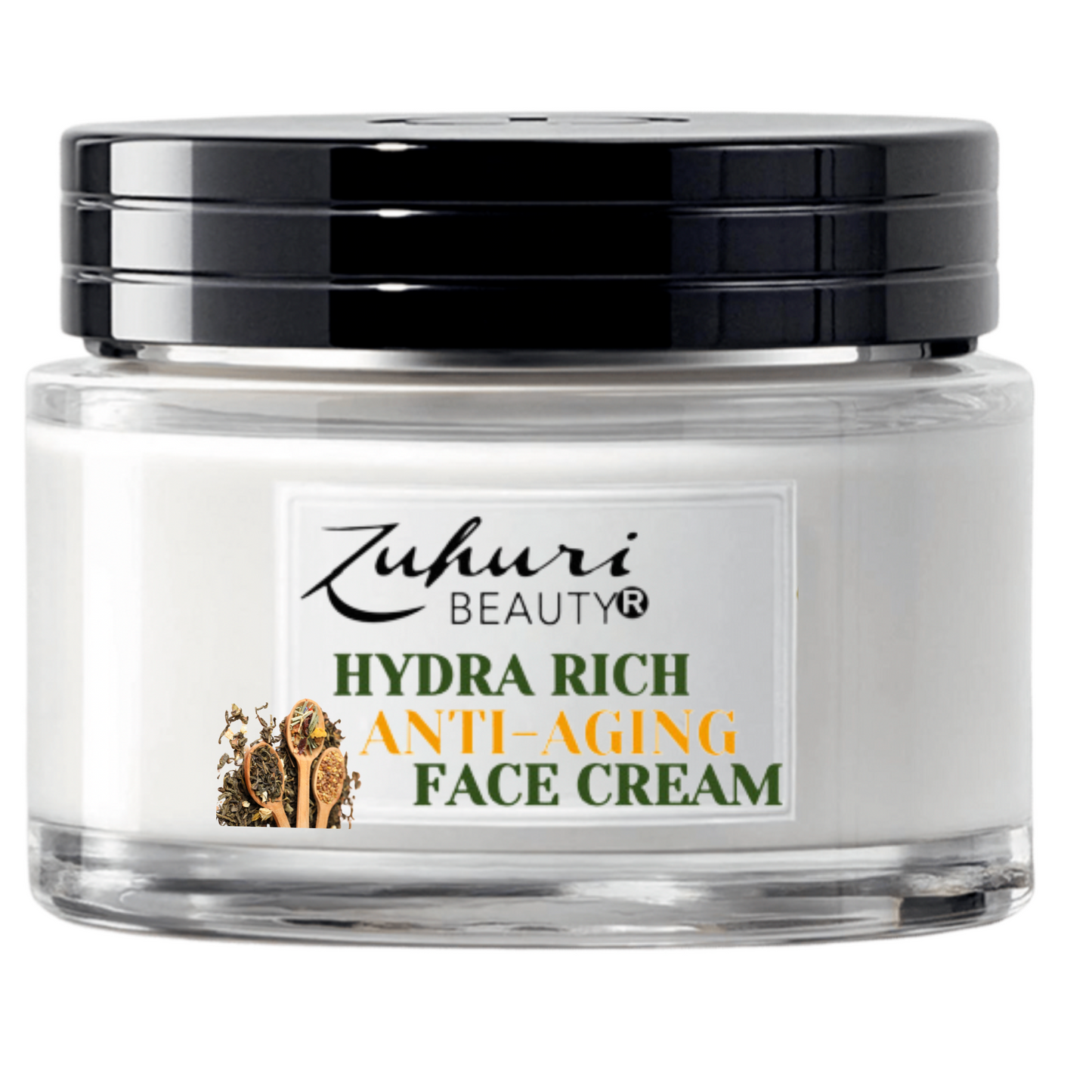 Zuhuri Beauty Hydra Rich Anti-Aging Face Cream with Frankincense and Myrrh Oils